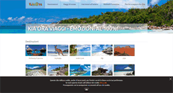 Desktop Screenshot of kiaoraviaggi.it